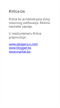 Mobile Screenshot of krtica.ba